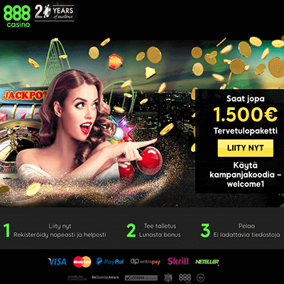 888 Casino Ilmaiskierrosta