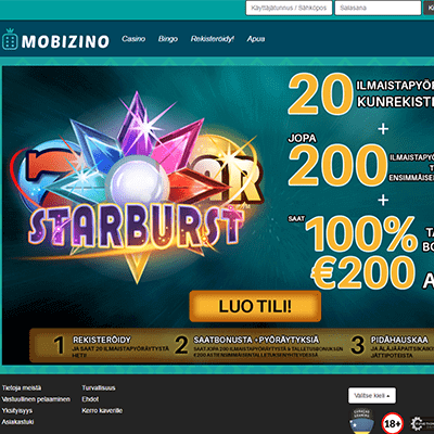 mobizino casino bonus