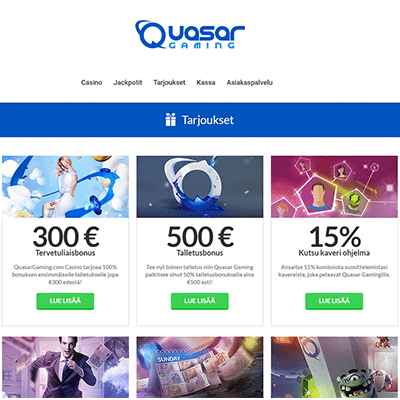 Quasar Gaming bonus