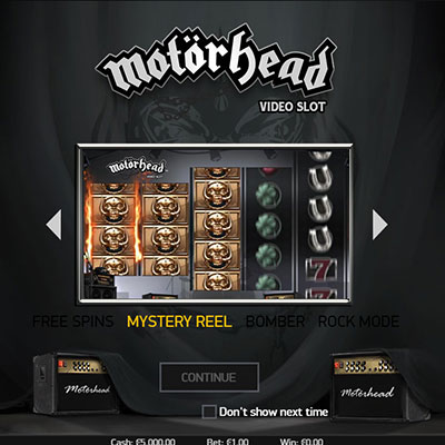 Motörhead hedelmäpeli