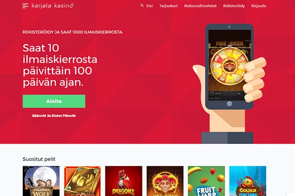 Karjala Kasino bonus