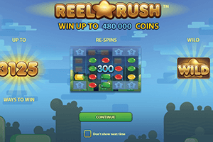 Reel Rush sanasto