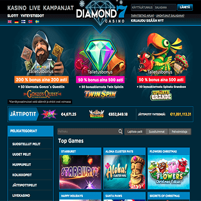 Diamond7 casino bonus 