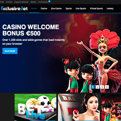 Exclusivebet casino bonus 