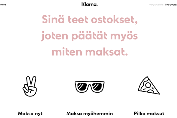 Klarna nettikasinot