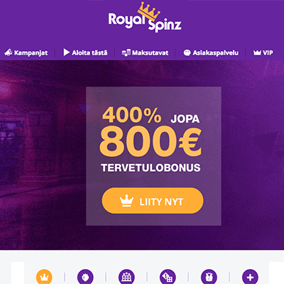 Royalspinz casino bonus 