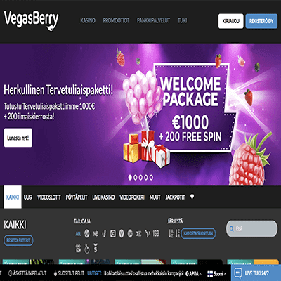 VegasBerry casino bonus