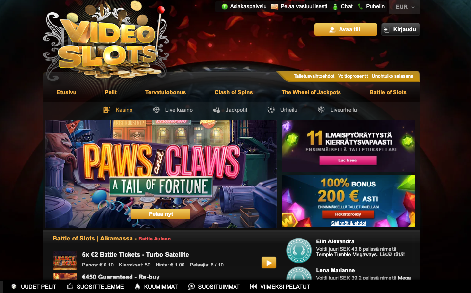 videoslots arvostelu