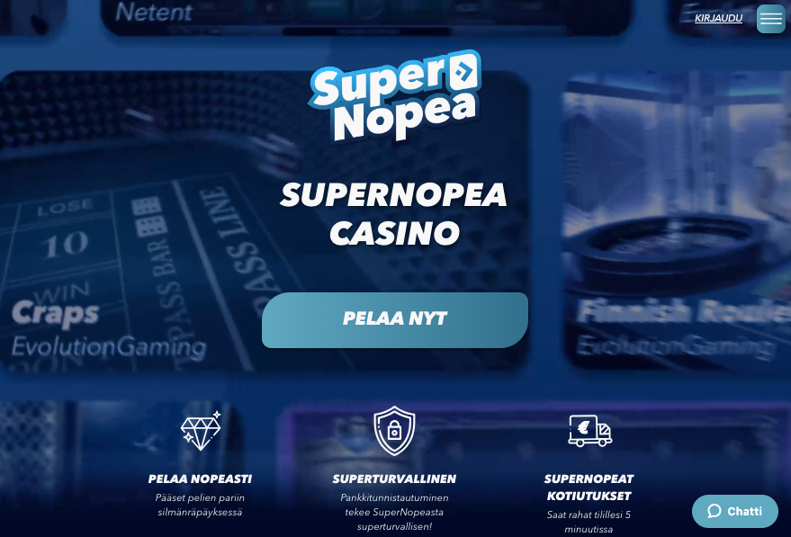 supernopea casino arvostelu