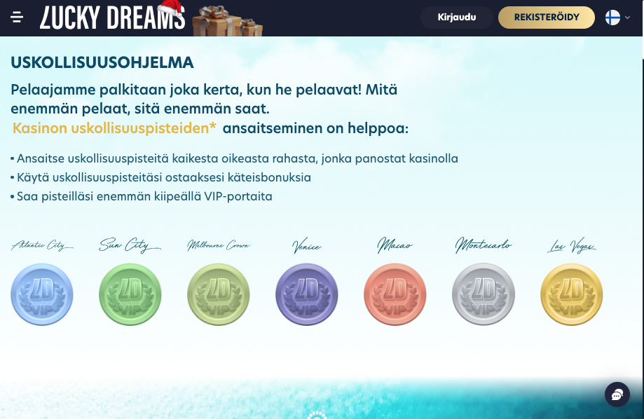 luckydreams casino bonukset