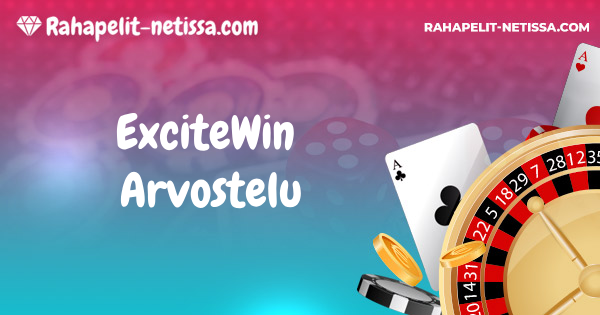 ExciteWin Casino:n etusivu ja pelivalikoiman esikatselu