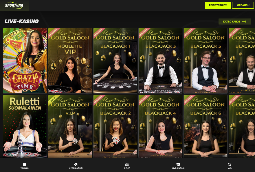 sportuna live casino