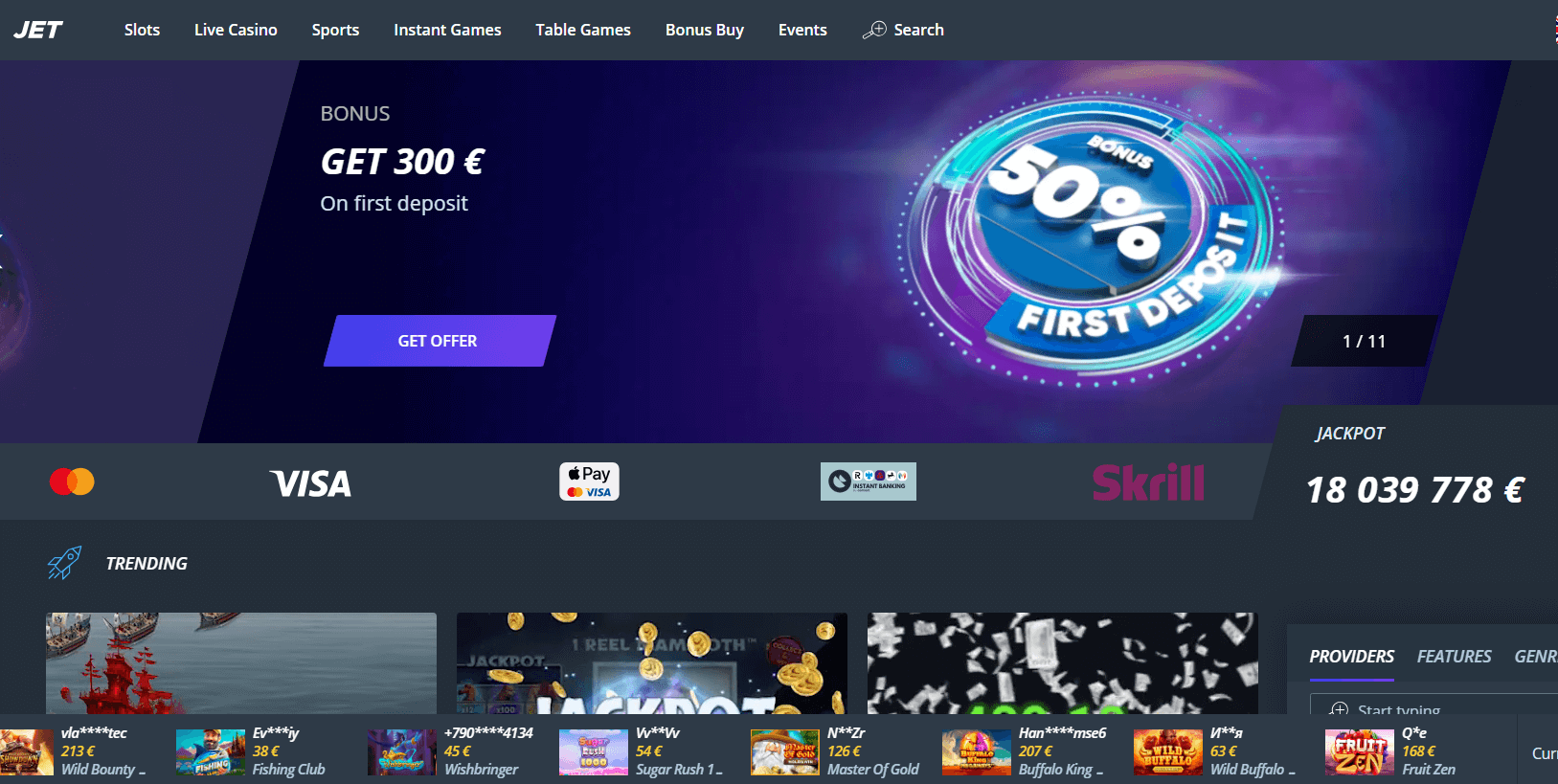 Jet casino arvostelu