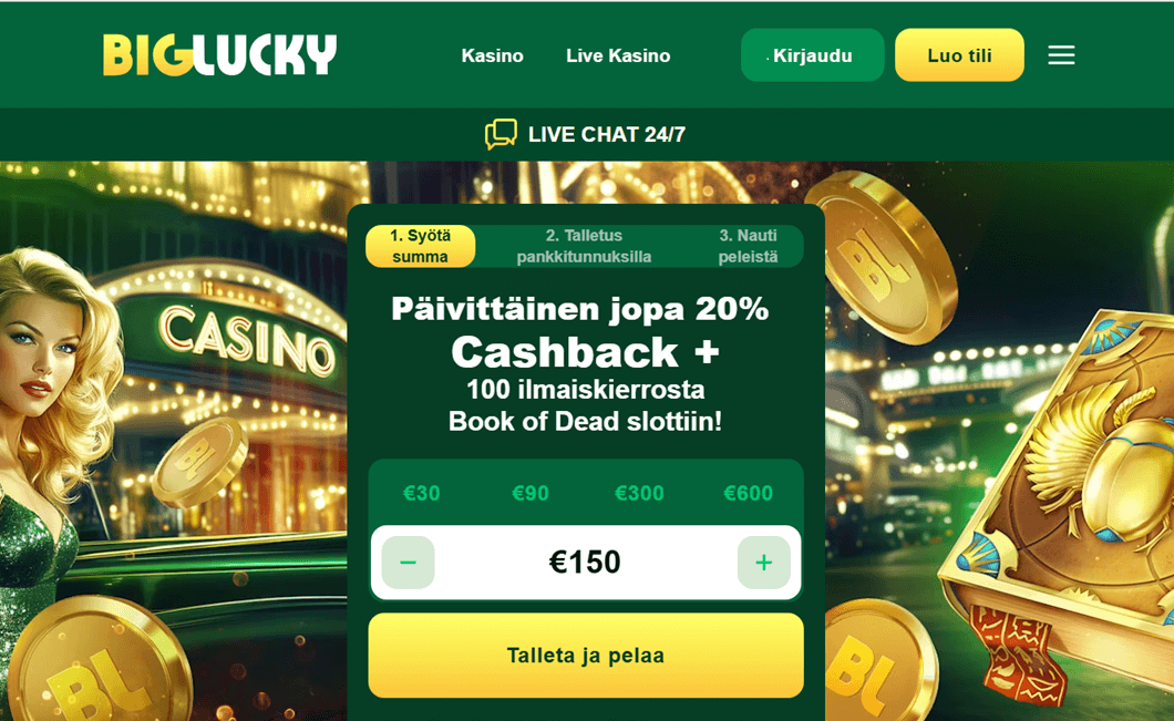 Big lucky casino arvostelu