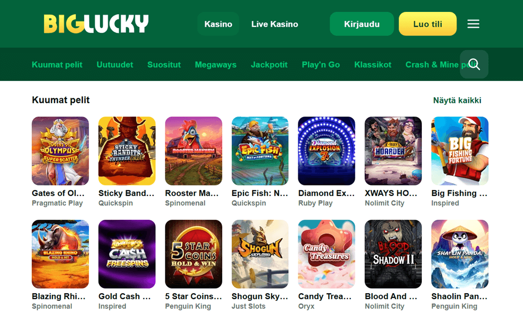 Big lucky pelit