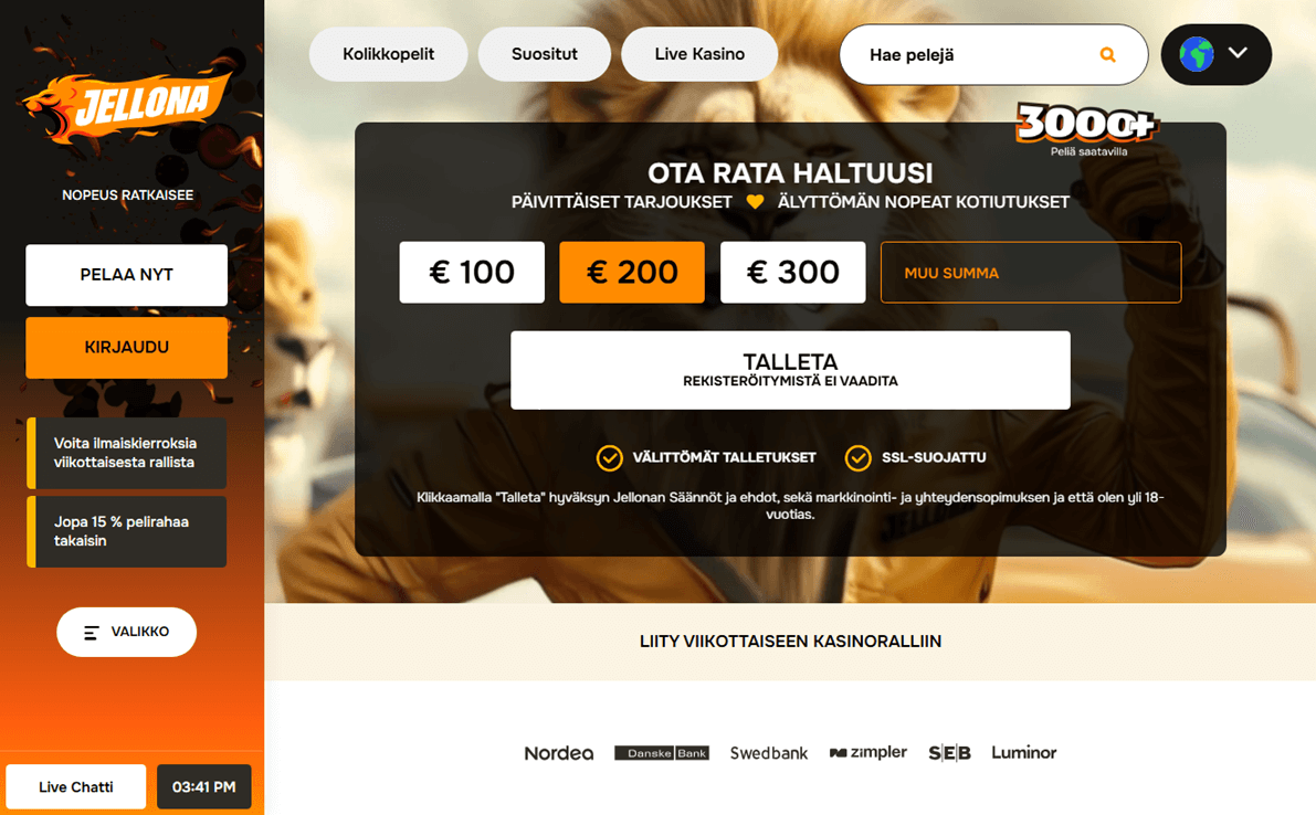 Jellona casino arvostelu
