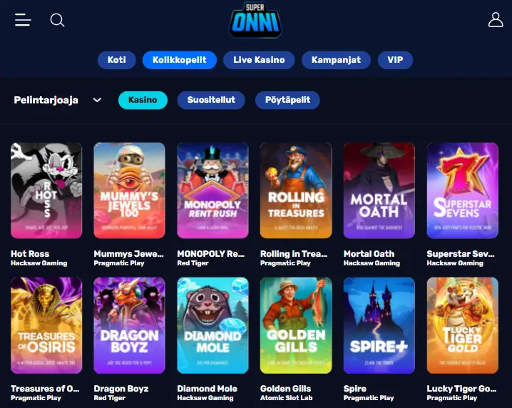 Super onni casino arvostelu