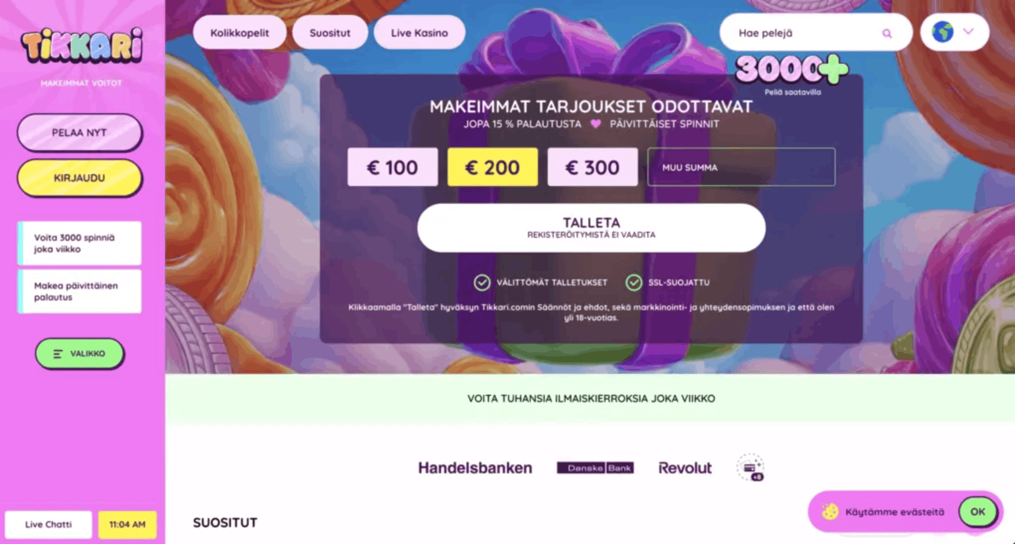 Tikkari nettikasino